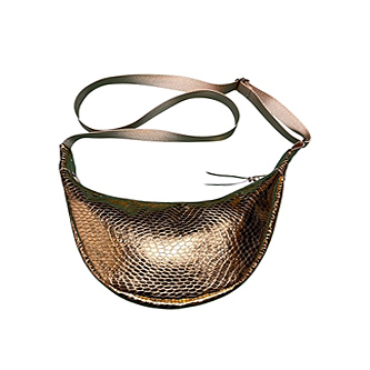 HALF MOON BAG-LEATHER